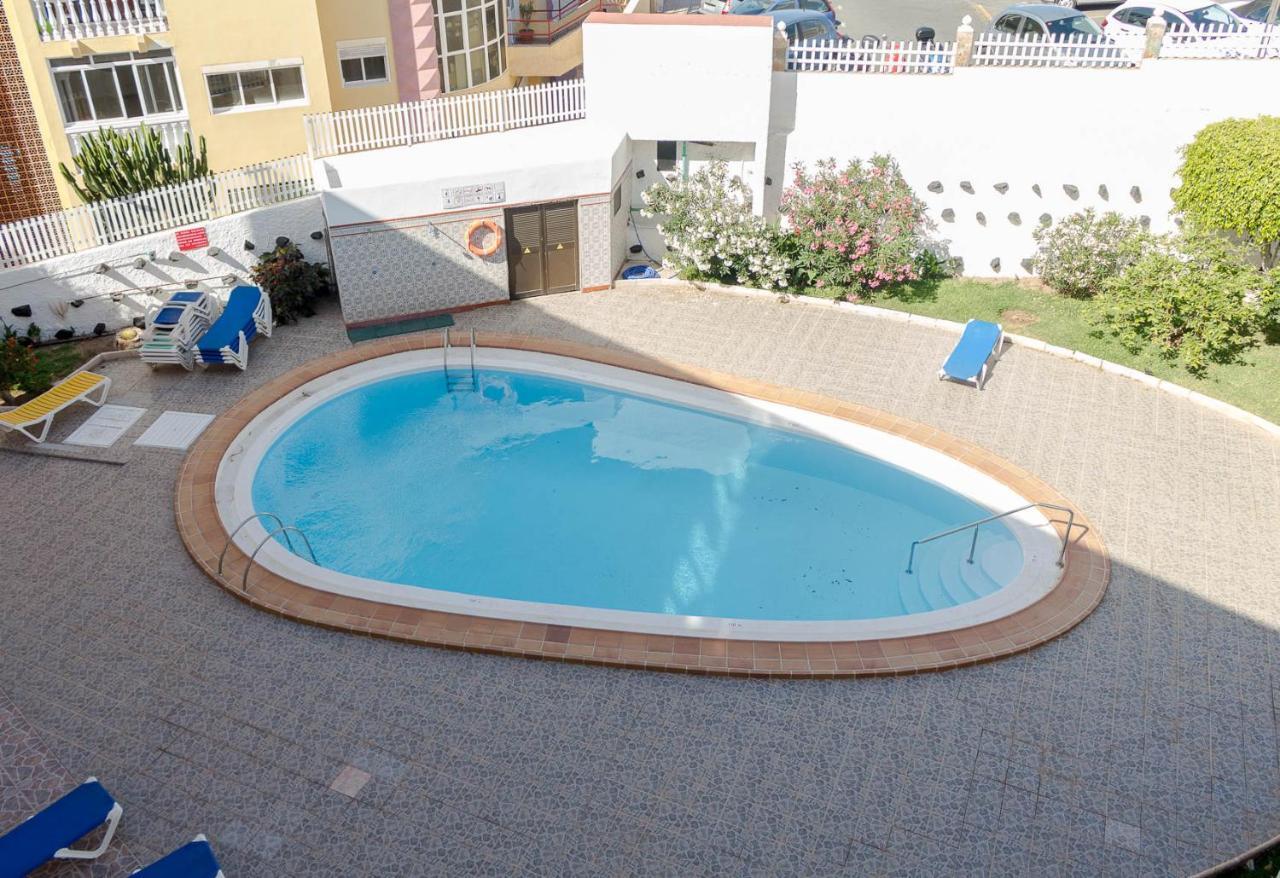 Studio Apartment With Sea View And Pool 马斯帕洛马斯 外观 照片